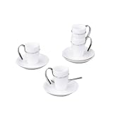 Produkt-Bild: Zeller 26550 Espresso-Set, 8-teilig, "White line", Porzellan