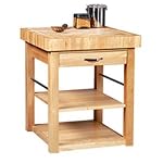 Natural Butcher Block Work Island