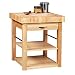 Natural Butcher Block Work Island