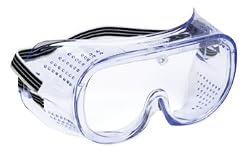 Crews 2220 Safety Goggles, Perforated Clear Lens