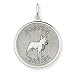 boston_terrier12boston terrier - Sterling Silver Boston Terrier Disc Charm QC2673