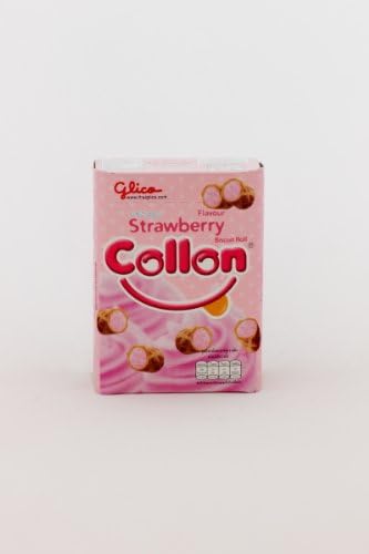 Glico Collon Biscuit Roll Strawberry Flavour - 1.9 Oz (Pack of 4)