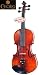 CECILIO EBONY GERMAN ANTIQUE FINISH FLAMED VIOLIN 4/4