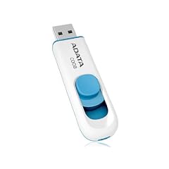 ADATA 32GB USB-Stick C008 Slider USB 2.0 weiss blau