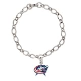 Columbus Blue Jackets Official Logo 7" Charm Bracelet