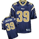Steven Jackson Reebok NFL Navy Premier St. Louis Rams Jersey - X-Large