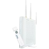 PLANEX オールギガビット11n Draft2.0/g/b対応 高速300Mbps 無線LANルータ&USBアダプタセット MZK-W04G-PKU