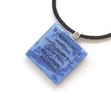 Soccer Quote Pendant ~ If a Team wants to Intimidate You ~ Mia Hamm
