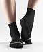 ToeSox Full Toe with Grip Yoga/Pilates Toe Socks, Black, Medium