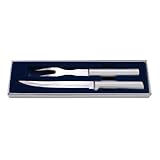 Rada Cutlery Carving Set, 2 Pc Boxed Gift Set - Knife, Fork, Made in USA, Aluminum Handles