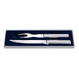 Rada Cutlery Carving Set, 2 Pc Boxed Gift Set - Knife, Fork, Made in USA, Aluminum Handles by Rada Cutlery
