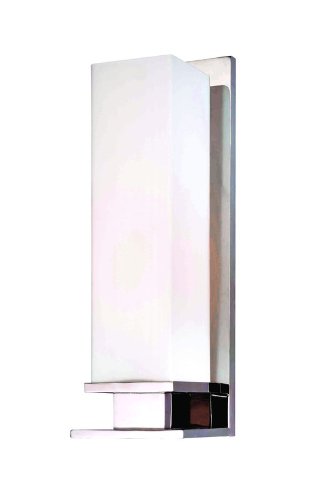 Hudson Valley Lighting 520 Single Light Up Lighting Wall Sconce with Rectangular Shaped Shade from the Thom, Polished Nickel On Sale