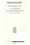 Critique de la raison administrative : Pour une Europe ironiste