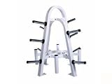 Commercial Olympic Plate Rack w/ Bar Holder
