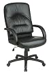 High Back Leather Executive Chair By Office Star