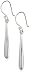 Silver Bomb Drop Earrings