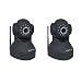 2 Pack - Foscam FI8918W Wireless/Wired Pan & Tilt IP Camera with 8 Meter Night Vision and 67? Viewing Angle - Black.