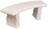 : Gardener's Gallery 50-Inch Concord Resin Garden Bench, Red Granite Color