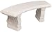 Gardener's Gallery 50-Inch Concord Resin Garden Bench, Red Granite Color