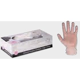 Custom LeatherCraft 2312S Glove, Pre-Powdered Vnyl Disposable, Small by Custom Leather Craft