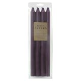 Grape Rustic Taper Candles - Unscented - 4 pc Gift Pack