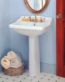 Pedestal Sinks White Vitreous Pedestal Sink
