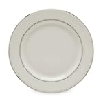 Lenox Tribeca Platinum Banded Bone China Butter Plate