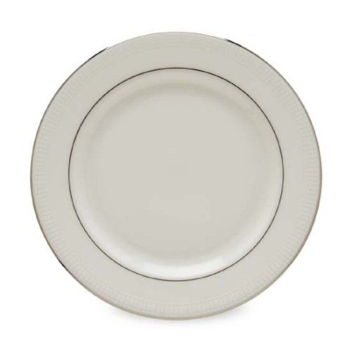 Lenox Tribeca Platinum Banded Bone China Butter Plate