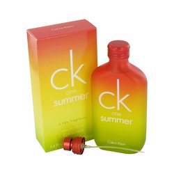 HealthPersonalCare: CK ONE Summer by Calvin Klein Eau De Toilette Spray 2005 Yellow and Orange 3.4 oz