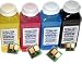 HP Laserjet CP1215 CP1518 CM1312 CM1312nfi CP1215 CP1514n CP1515n CP1518ni CP1217 Full Toner Refill Kit with instructions and LJ cartridge chips.