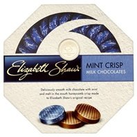 Elizabeth Shaw Milk Mint Crisp Chocolates 175g - Milch Knusperschokolade mit Minze-Geschmack Elizabeth Shaw Milk Mint Crisp Chocolates 175g - Milch Knusperschokolade mit Minze-Geschmack