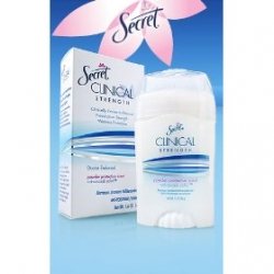 Secret Clinical Strength Antiperspirant & Deodorant Advanced Solid, Powder 1.6 oz (45 g)