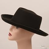 Ladies Gambler Felt Hat-Brown by E4hats