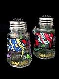 Angel Fish Design - Hand Painted - Salt & Pepper Shakers, 2.5 oz.. Set of 2