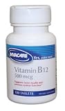 Invacare Vitamin B-12 500 mcg Tablets (Box)