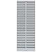  : Pyramid Technologies, Inc. Badge Rack, 40 Pockets, 8-1/4