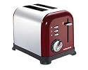 Morphy Richards 44327 Accents Toaster, 2 Slice, Burgundy Red