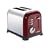 Morphy Richards 44327 Accents Toaster, 2 Slice, Burgundy Red