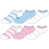 Nike Ladies Mesh No Show Socks - Pack Of 3 (Size: Medium (5-8 UK)) (Colour: White / Pink )