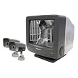 Wisecomm OW0702 7-Inch Black and White Observation System with 2 Indoor Night Vision Audio Capable Cameras - Large (Grey)