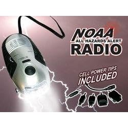 Click here to buy Weather Band Radio 4 LED Dynamo LED Flashlight By Viatek by American Lighting.