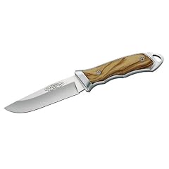 Nieto 160210 G�rtelmesser, AN.58-Stahl, Klinge 10 cm, Olivenholz, Lederscheide, Heftl�nge 11,5 cm