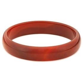 Agate Cuff Bangle Bracelet by 