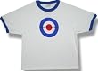 THE WHO - Quadrophenia - Blue / White Junior Babydoll Ringer T-shirt (Women's / Girls T-shirt / Girlie)