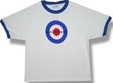 THE WHO - Quadrophenia - Blue / White Junior Babydoll Ringer T-shirt (Women's / Girls T-shirt / Girlie)