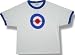 THE WHO - Quadrophenia - Blue / White Junior Babydoll Ringer T-shirt (Women's / Girls T-shirt / Girlie)