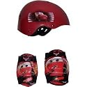 Cars McQueen Hardshell Bicycle Helmet and Protective Pad Value Pack (Toddler)