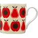Orla Kiely Bone China Mug - Red Apples and Pears