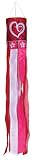 Toland Home Garden 160042 Heart & Flowers Windsock, 6 by 42