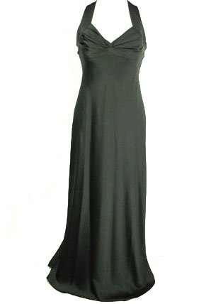 Calvin Klein Dress, Long Cross Back Gown